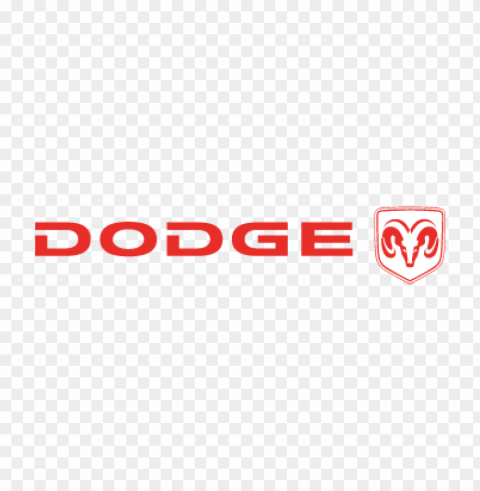 dodge red logo vector free Isolated Element in HighQuality PNG