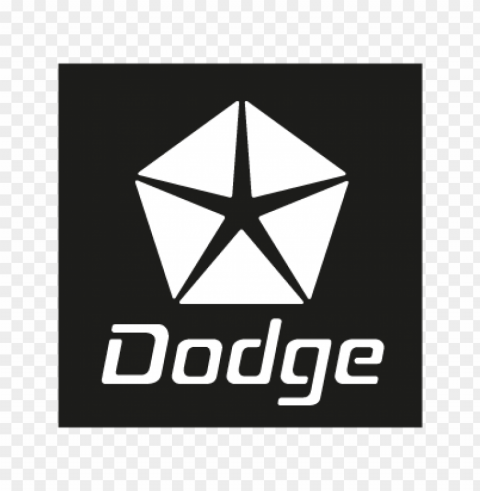 dodge star vector logo Isolated Character with Transparent Background PNG