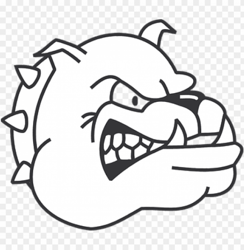 dog head angry bulldog fangs growling spik - gambar kepala anjing bulldo Free PNG images with transparent background