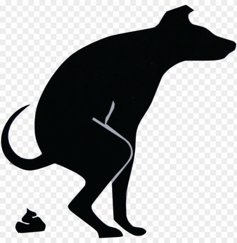 dog pooping silhouette at getdrawings - informatio PNG with transparent overlay