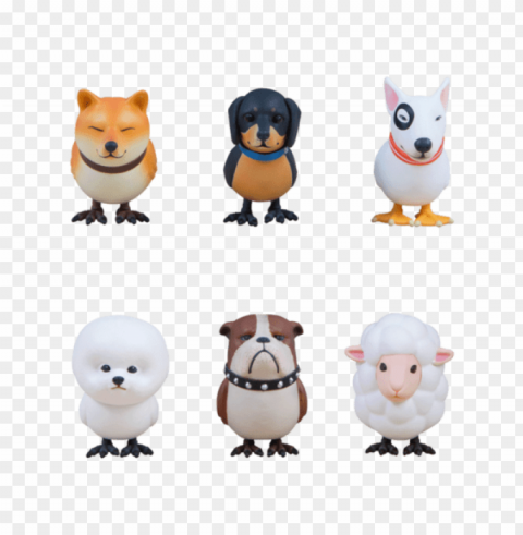 dogbird series 2 개새 toy set by mighty jaxx x third - toy HighQuality Transparent PNG Isolated Art