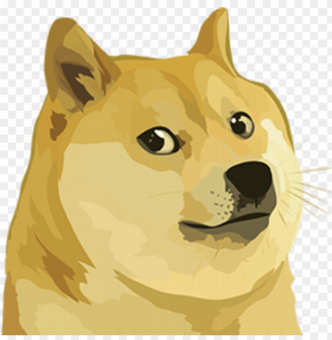 doge painted Transparent Cutout PNG Isolated Element