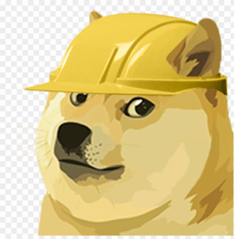 doge worker helmet Transparent graphics