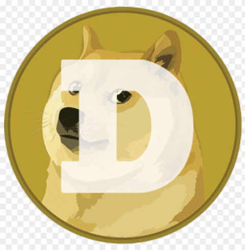 Dogecoin Icon Logo Isolated Graphic With Clear Background PNG