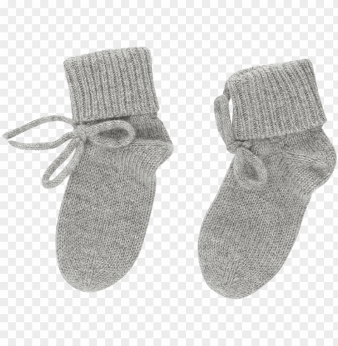 doillon baby socks -silver grey PNG images with clear backgrounds