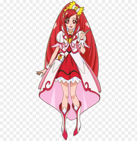 doki doki pretty cure cure ace pose6 - glitter force doki doki cure ace Clean Background Isolated PNG Art PNG transparent with Clear Background ID 5cb10c0b