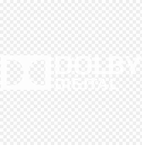 dolby digital logo white - dolby atmos logo high resolutio PNG Image with Transparent Isolation