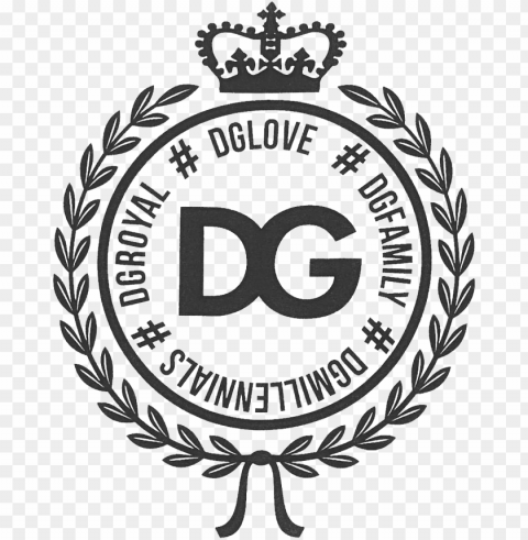 Dolce & Gabbana logo background photoshop Transparent PNG Isolated Item