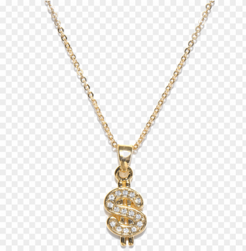 dollar chain - gold dollar chain Isolated Graphic on HighResolution Transparent PNG