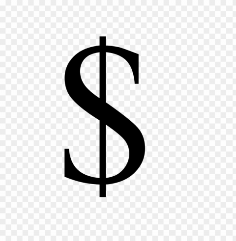 dollar logo Clear Background PNG Isolated Illustration
