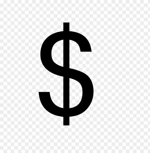 dollar logo free Clean Background Isolated PNG Illustration