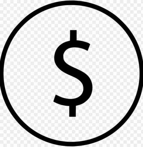 dollar sign circle svg icon free- dollar sign svg icon PNG Image with Isolated Artwork