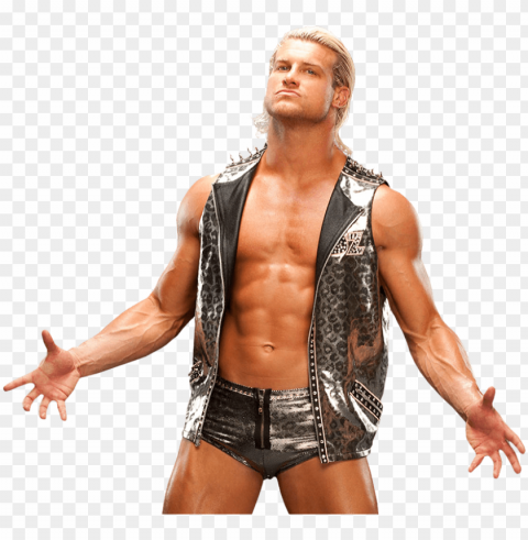 Dolph Ziggler - Barechested Isolated PNG Graphic With Transparency