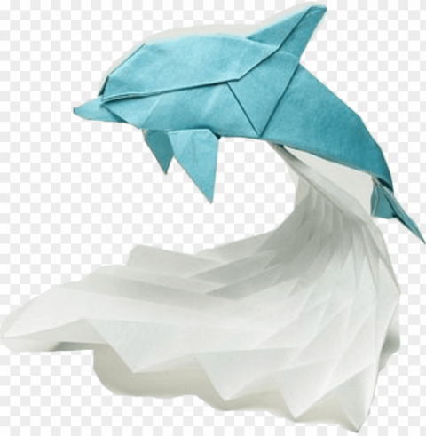 dolphin origami Transparent PNG illustrations