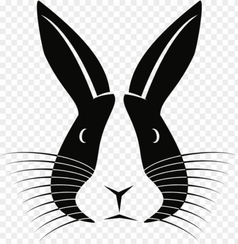 domestic rabbit hare european rabbit silhouette - silhouette rabbit Isolated Item on HighResolution Transparent PNG PNG transparent with Clear Background ID 2b06a705