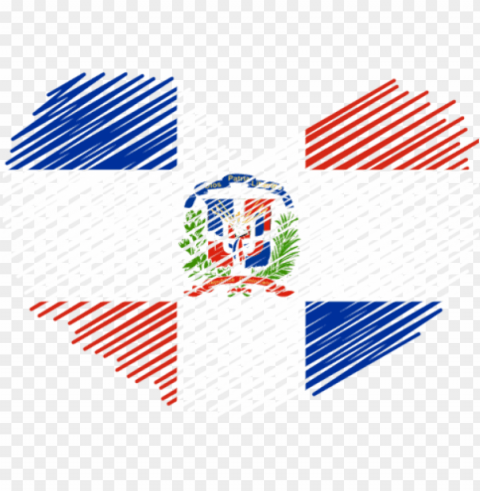 dominican republic heart flag - bangladesh flag facebook profile Isolated Element in Transparent PNG