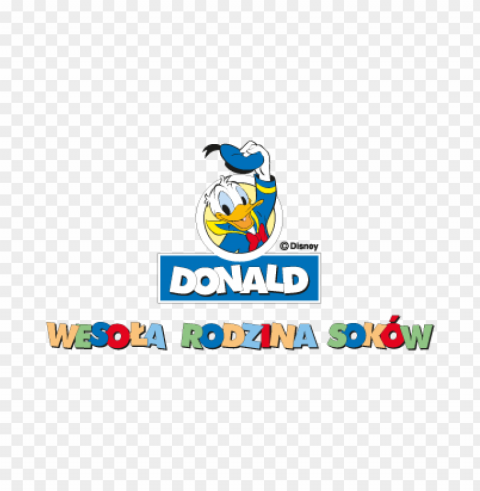 donald disney vector logo HighQuality Transparent PNG Object Isolation