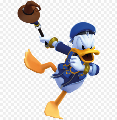 donald-duck - kingdom hearts iii artbook Transparent PNG Isolated Object with Detail