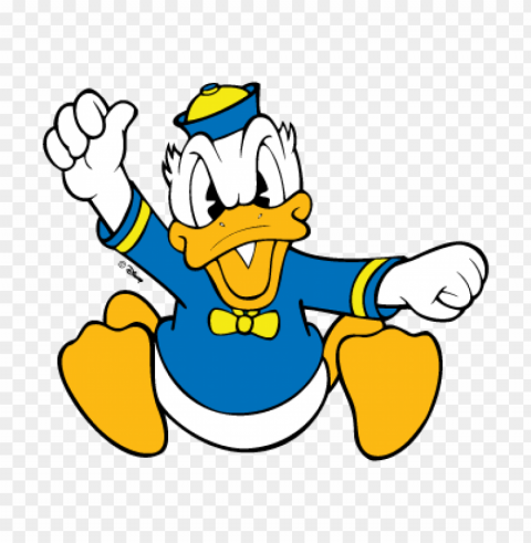 donald duck logo vector free PNG clipart with transparent background