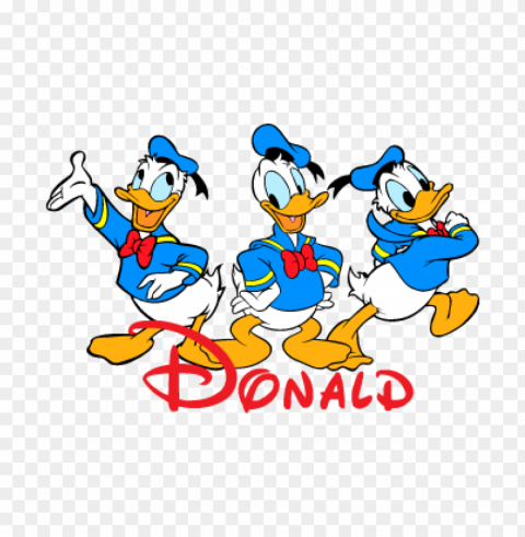 donald logo vector free download Isolated Subject in Transparent PNG Format