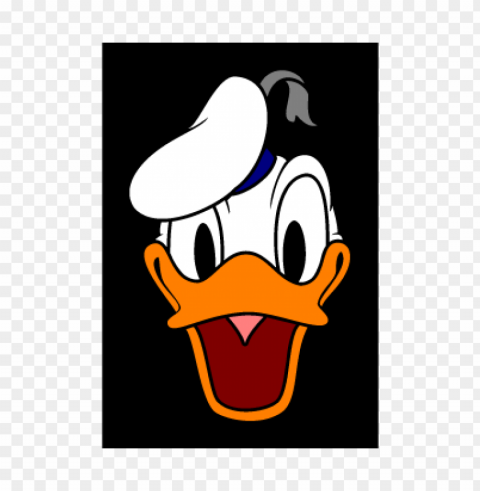 donald pato de disney logo vector free Isolated Character in Transparent Background PNG