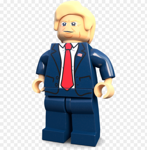donald trump minifigure - white house lego sets Isolated Icon in Transparent PNG Format