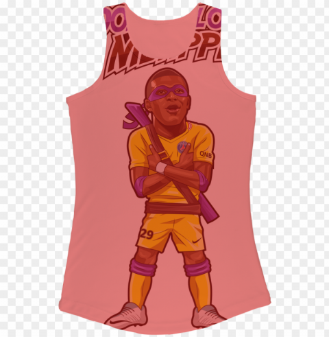 donatello mbappe women performance tank top - blanket Transparent PNG images extensive gallery PNG transparent with Clear Background ID b7546349