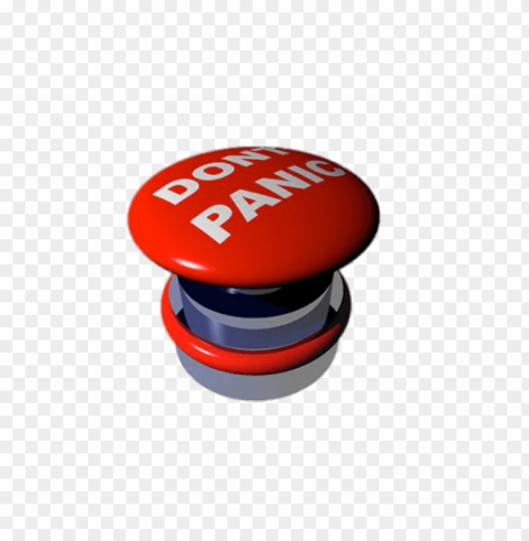don't panic button PNG transparent designs for projects