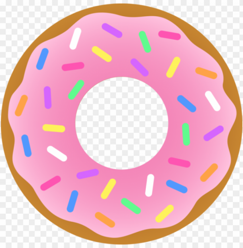 donut food no Isolated Item on Clear Background PNG
