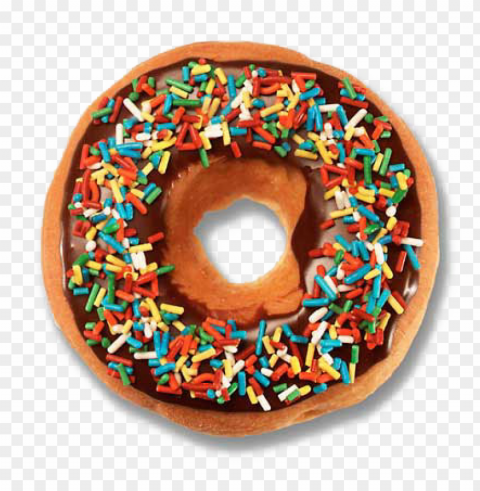 donut food Isolated Design Element on Transparent PNG