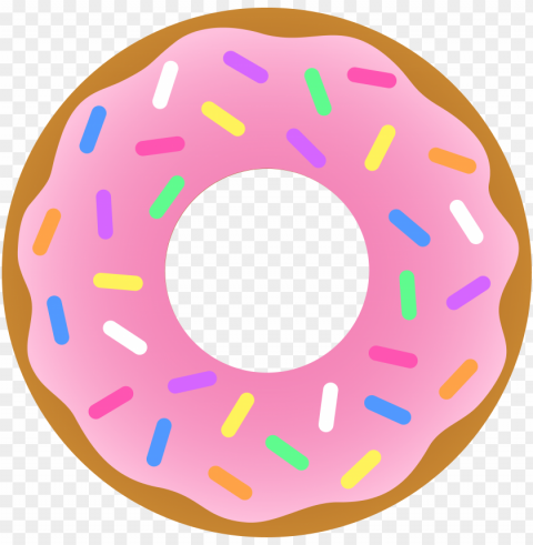 donut food design Isolated Artwork on HighQuality Transparent PNG