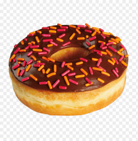 donut food design Isolated Object in Transparent PNG Format