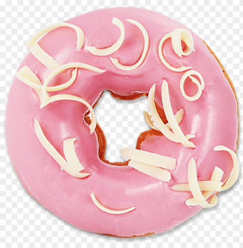 donut food file Isolated Illustration on Transparent PNG