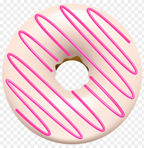 donut food hd Isolated Artwork on Transparent PNG