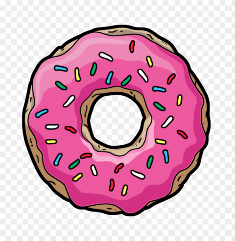 Donut Food Image Isolated Element In Transparent PNG