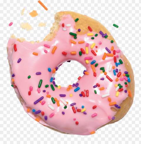 donut food image Isolated Item on Transparent PNG