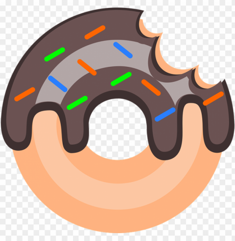 donut food images Isolated Icon on Transparent Background PNG