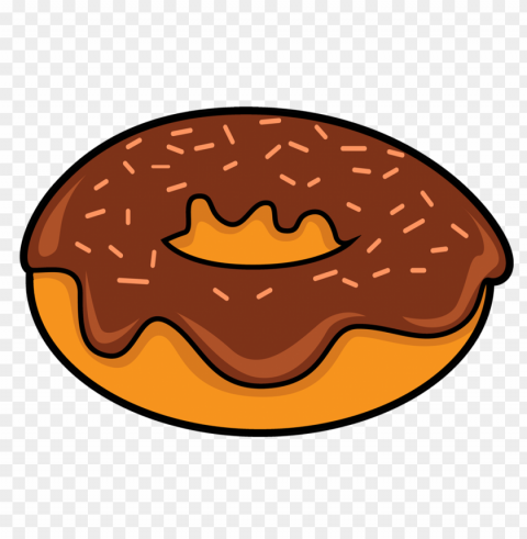 donut food Isolated Element on HighQuality Transparent PNG