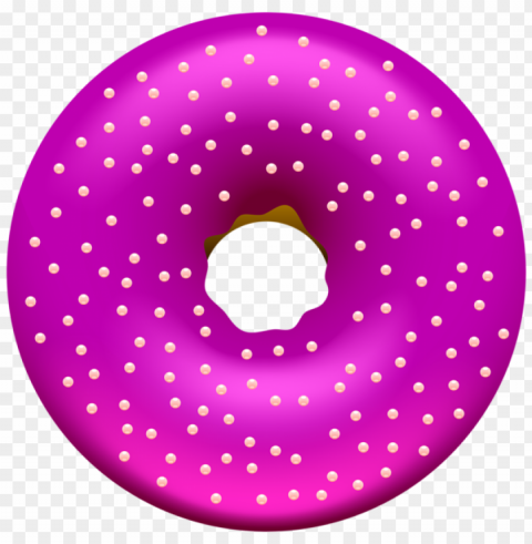 donut food wihout Isolated Character with Clear Background PNG