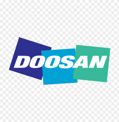 doosan logo vector free Isolated Graphic Element in Transparent PNG