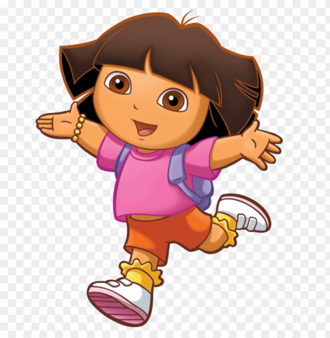 dora explorer wiki - birthday dora the explorer Transparent PNG Isolated Graphic with Clarity