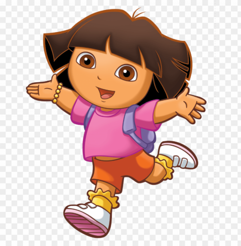 dora explorer wiki - birthday dora the explorer Transparent PNG Isolated Graphic with Clarity PNG transparent with Clear Background ID abefd3c3