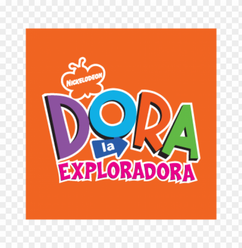 dora la exploradora logo vector free download Isolated Artwork on Transparent PNG