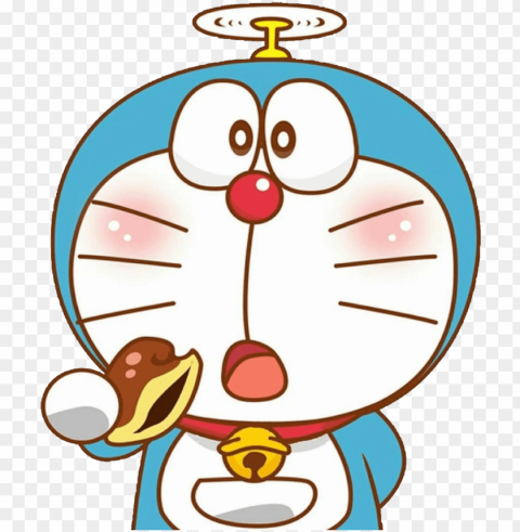 Doraemon Sticker - Mini Doraemo Clear Background PNG Isolation