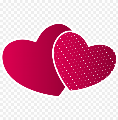 double hearts clipart - clipart heart PNG high resolution free