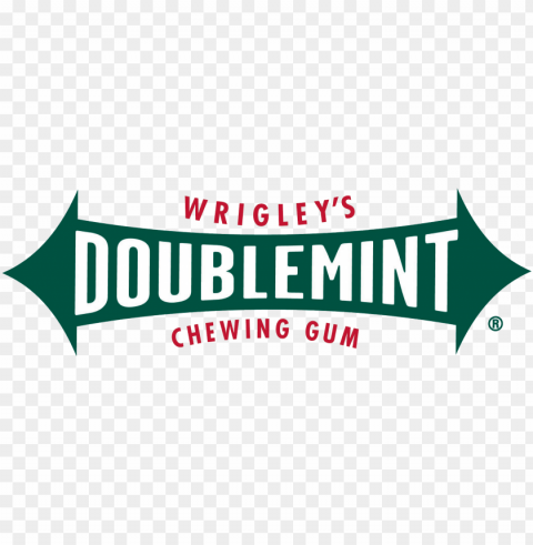 doublemint gum logo - banner PNG images with alpha channel selection PNG transparent with Clear Background ID 05e14f03