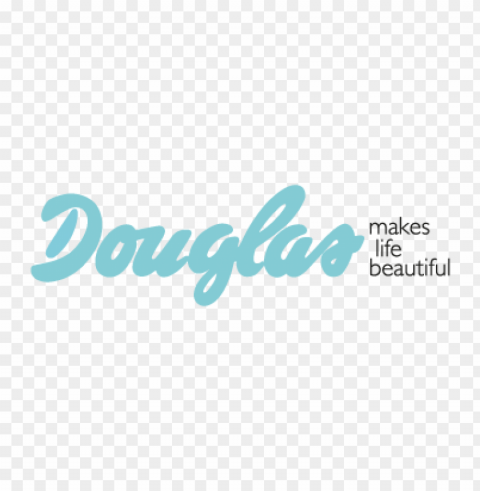 douglas vector logo Isolated Design Element in Transparent PNG
