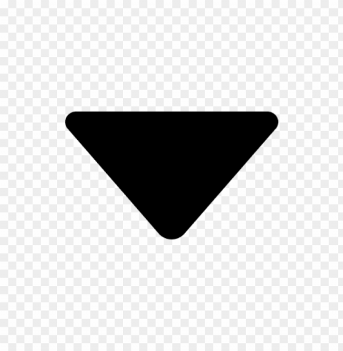Down Arrow Isolated Item With Transparent PNG Background