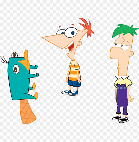download - - ai - pdf - svg - phineas and ferb outfits Clear background PNG images diverse assortment