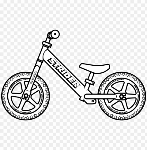 download as - balance bike for colori Transparent PNG Isolation of Item